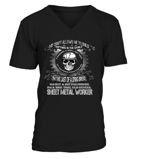 District Sheet Metal Worker Sheet Metal Worker Worker V-Neck T-shirt