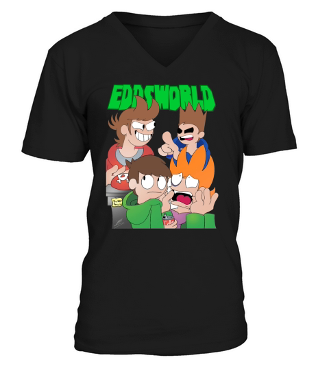 EDDSWORLD THE END EDD MATTTOM TORD DIDDLY DOO V-Neck T-shirt