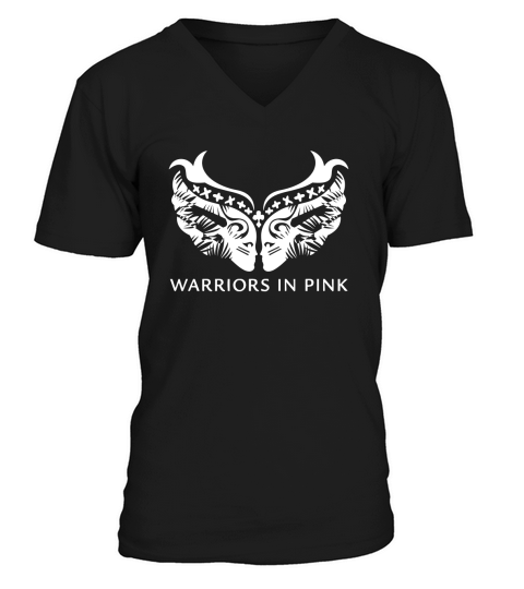 FORD CARES WARRIORS IN PINK SHIRT V-Neck T-shirt