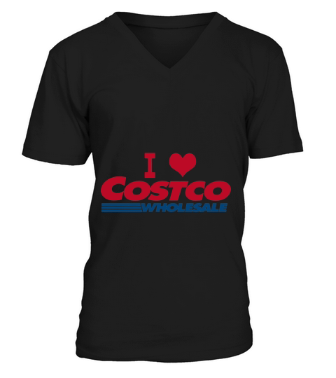 I Love Costco - Coffee Mug (colored) V-Neck T-shirt