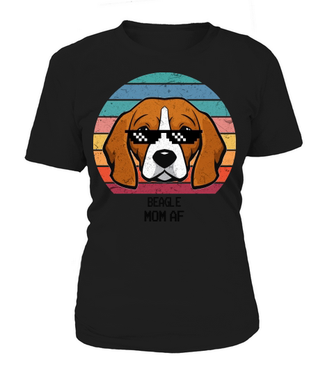Happy Mother Day Cute Beagle Mom Af Vintage Style 2020 Women's T-Shirt