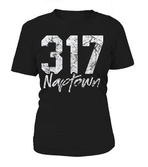 Naptown Shirt 317 Naptown Area Code Vintage Gift T-shirt Women's T-Shirt