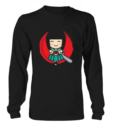 Chainsaw Girl I Punk I Goth I Horror Fan I Horror Long sleeved Unisex