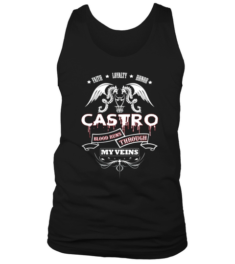 CASTRO BLOOD RUNS THROUGH MY VEINS - TSHIRT for CASTRO Tank Top Unisex