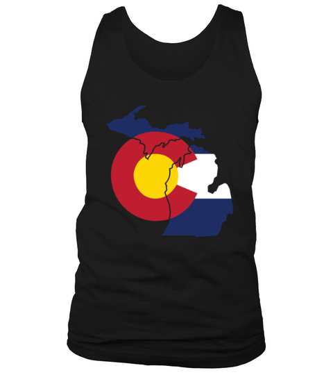 Michigan Colorado Funny Pride Flag Apparel Tank Top Unisex