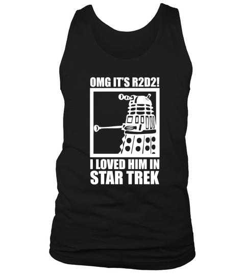 R2D2 Dalek Star Wars Dr Who Trek Tank Top Unisex