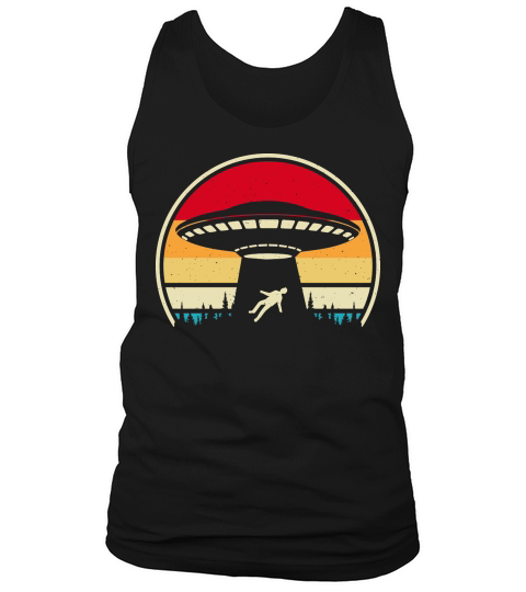 Vintage UFO Alien 10 Tank Top Unisex