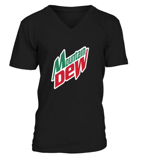 Mens Mountain Dew V-Neck T-shirt