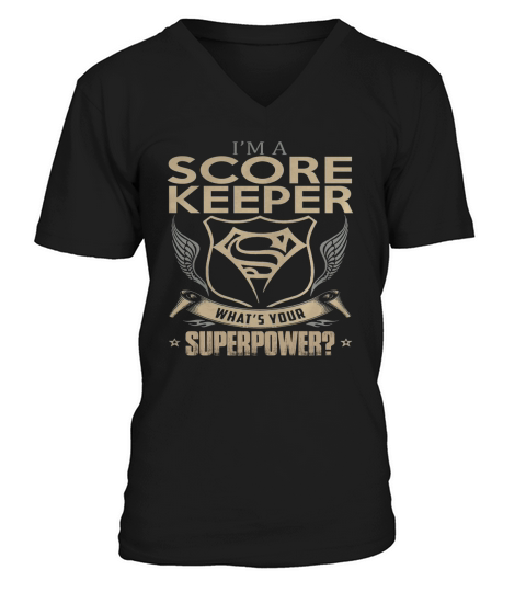 SCORE KEEPER V-Neck T-shirt