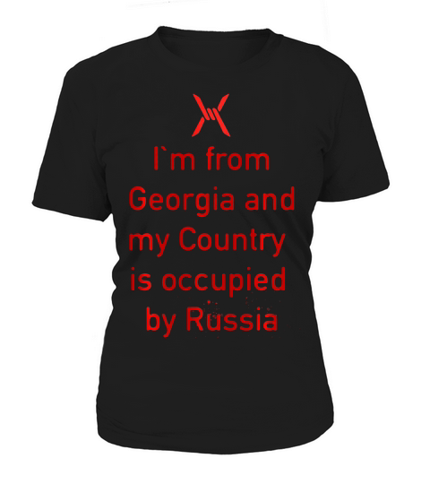 Georgia Protest To Russia Occupation T-shirt Women's T-Shirt