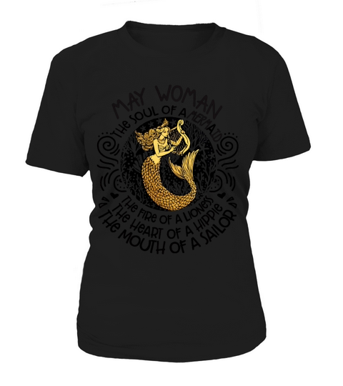 May Woman The Soul Of A Mermaid Funny T-shirt Women's T-Shirt