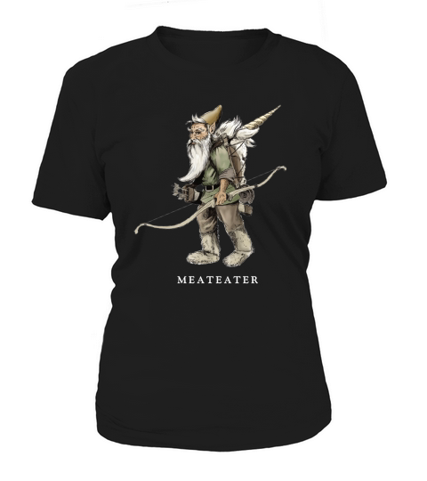 Meateater Gnome Packing Out A Unicorn Funny Women's T-Shirt