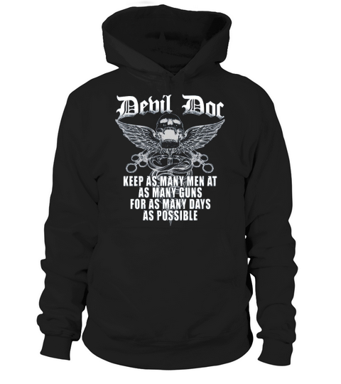 devil doc us navy corpsman badass army veteran Hoodie Unisex