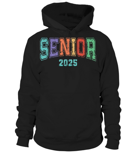 Senior 2025 distressed 02 Hoodie Unisex
