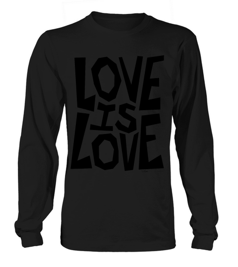 Love Is Love Gay Pride Lgbt Rainbow Flag T-shirt Long sleeved Unisex