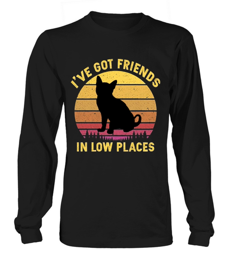 Vintage Australian Mist I Have Got Friends In Low Places Cat Lovers Long sleeved Unisex
