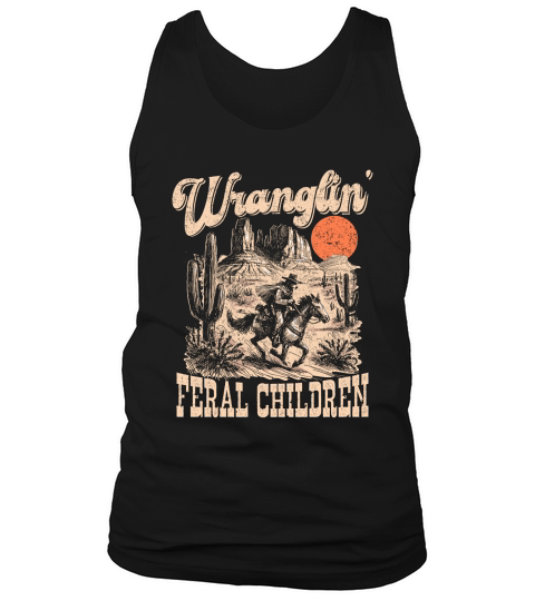 Raccoon Cowboy Color TR Tank Top Unisex