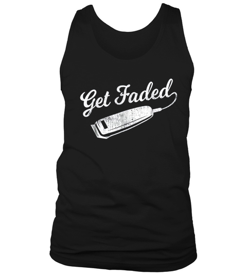 Vintage Distressed Barber Get Faded Tank Top Unisex