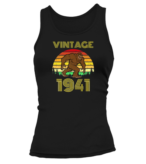 1941 78th Birthday Vintage Bigfoot 78 Years Old Gift Tank top Woman
