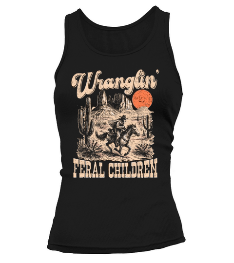 Raccoon Cowboy Color TR Tank top Woman