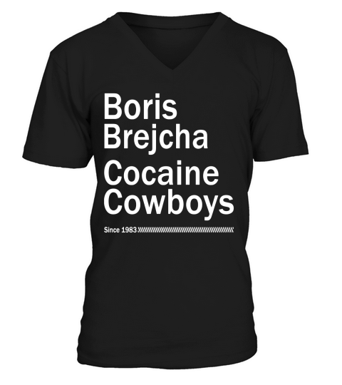 Boris Brejcha Cocaïne Cowboys Since 1983 For T-Shirt V-Neck T-shirt