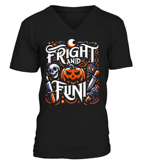 Frights and Funi V-Neck T-shirt