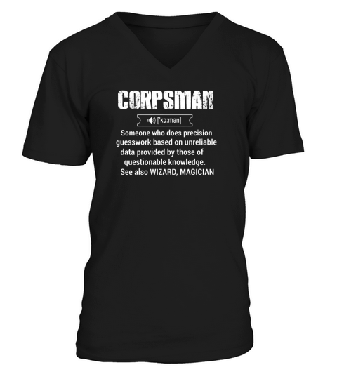 navy corpsman navy corpsman mom navy corpsman wi mens ringer t shirt V-Neck T-shirt