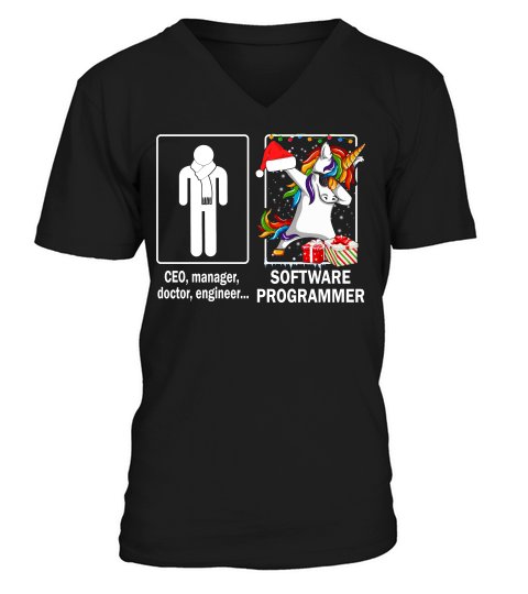 Software Programmer V-Neck T-shirt