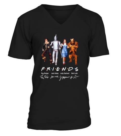 The Wizard of Oz Friends Signatures shirt V-Neck T-shirt