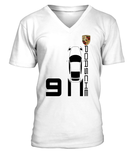 Vintage 911 Porsche Sports Car V-Neck T-shirt