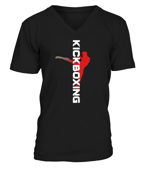Vintage Kickboxing Shirt V-Neck T-shirt
