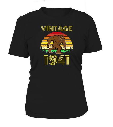 1941 78th Birthday Vintage Bigfoot 78 Years Old Gift Women's T-Shirt