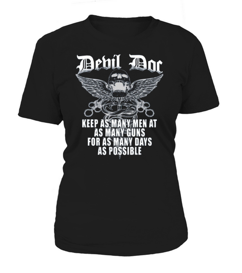 devil doc us navy corpsman badass army veteran Women's T-Shirt