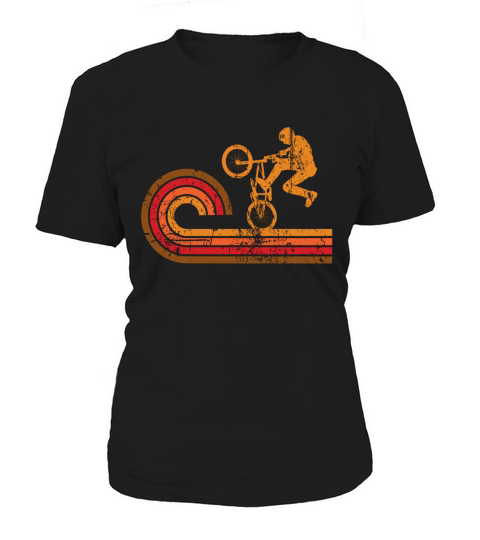 Retro Style BMX Silhouette Extreme Sports T-Shirt Women's T-Shirt