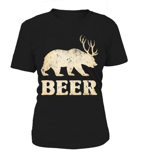 Vintage Bear Deer Beer shirt Women's T-Shirt