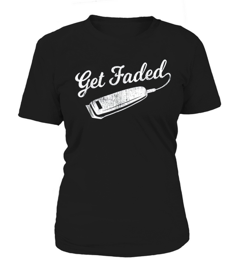 Vintage Distressed Barber Get Faded Women's T-Shirt