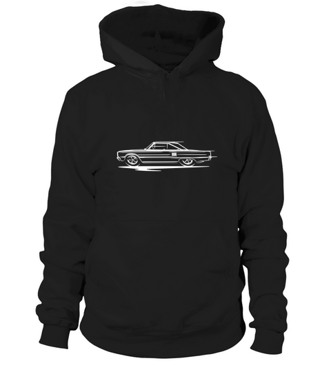 1966 1967 Dodge Coronet Hardtop Redline Series Classic Print Hoodie Unisex