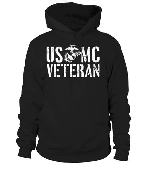 USMC Marine corps Veteran Veterans Day Patriotic Military Army Navy USA Hoodie Unisex
