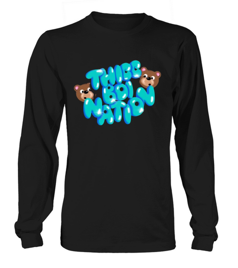 thicc boi nation bears Long sleeved Unisex