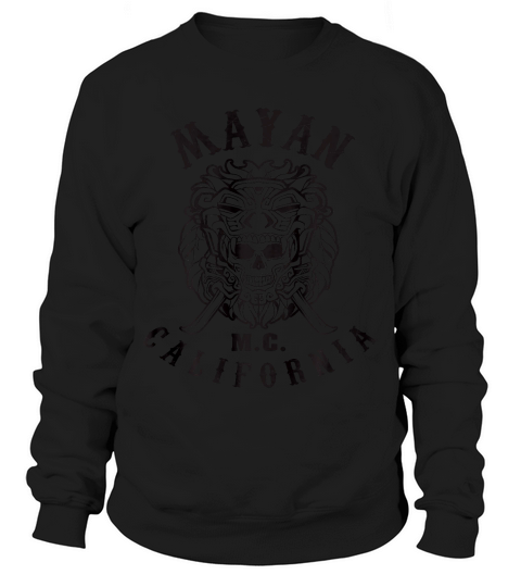 Mayan Motorcycle Club Vintage Skull With California T-shirt Sweatshirt Unisex