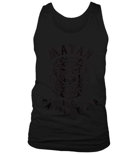 Mayan Motorcycle Club Vintage Skull With California T-shirt Tank Top Unisex