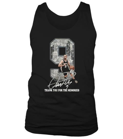 Tony Parker 2001 2018 thank you for the memories Tank Top Unisex