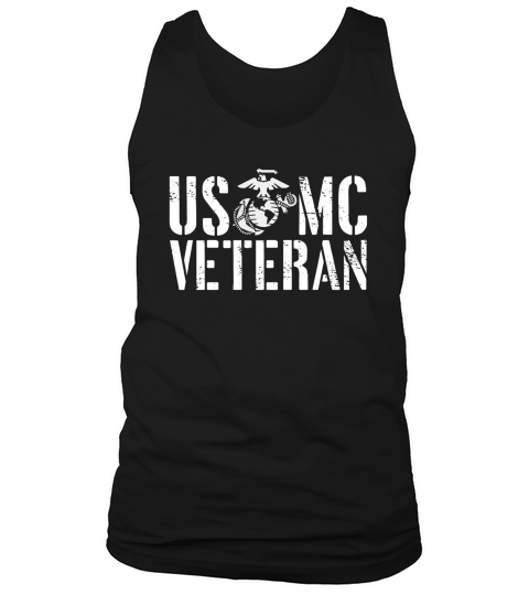 USMC Marine corps Veteran Veterans Day Patriotic Military Army Navy USA Tank Top Unisex