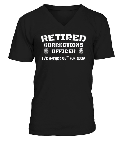 Corrections Officer V-Neck T-shirt