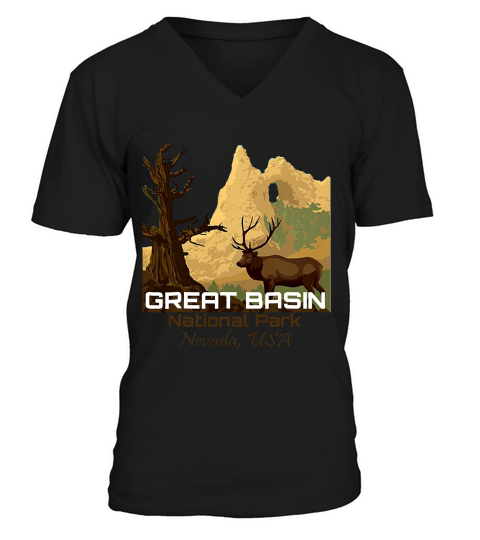 Great Basin National Park Travel Nevada Explore Earth T-shirt V-Neck T-shirt