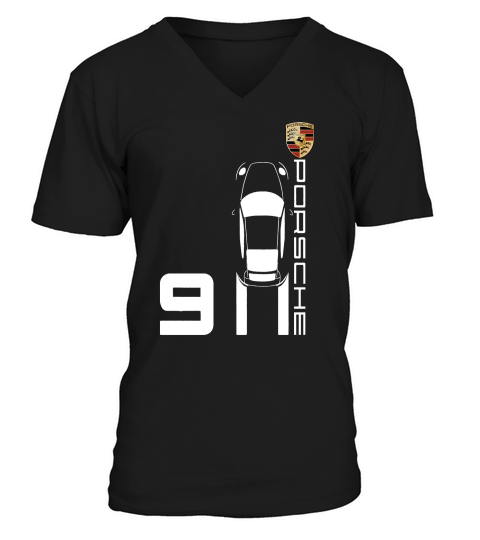 Vintage 911 Porsche Sports Car T Shirt Unisex V-Neck T-shirt
