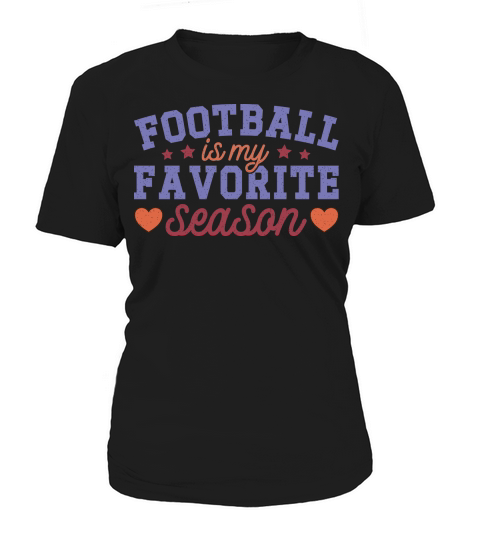 Football Is My Favorite Season color grunge Women's T-Shirt