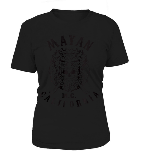 Mayan Motorcycle Club Vintage Skull With California T-shirt Women's T-Shirt