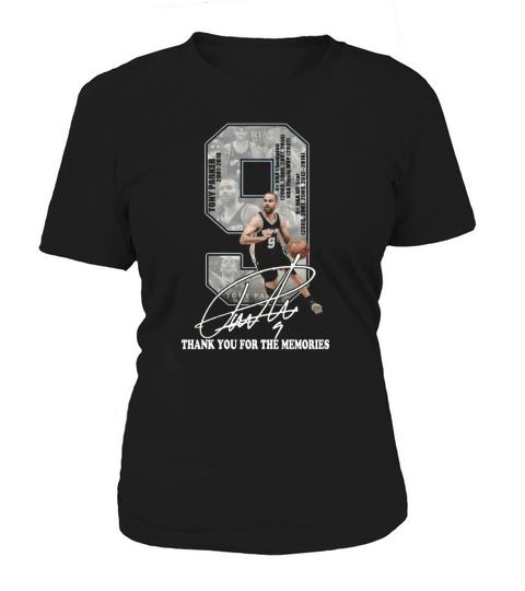 Tony Parker 2001 2018 thank you for the memories Women's T-Shirt