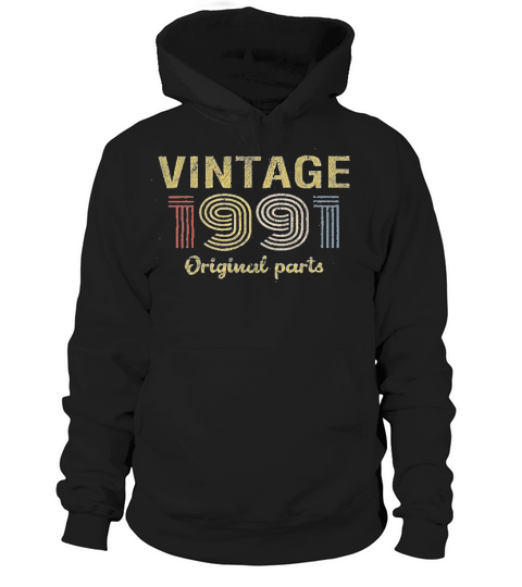 30th Birthday Vintage 1991 Hoodie Unisex